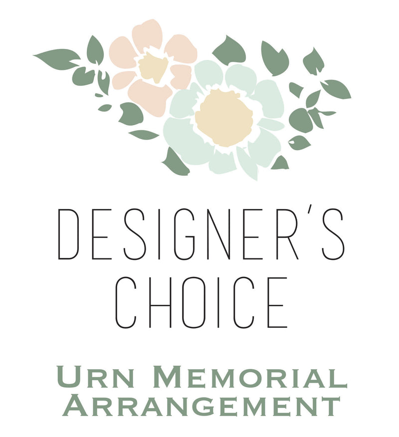 Designer's Choice Urn Memorial Arrangement