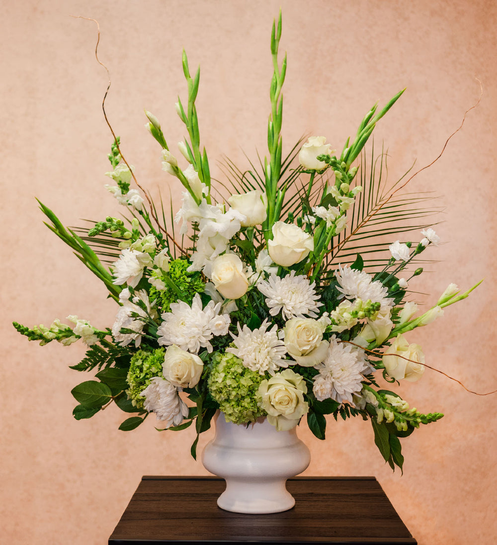 Shades Of White and Green