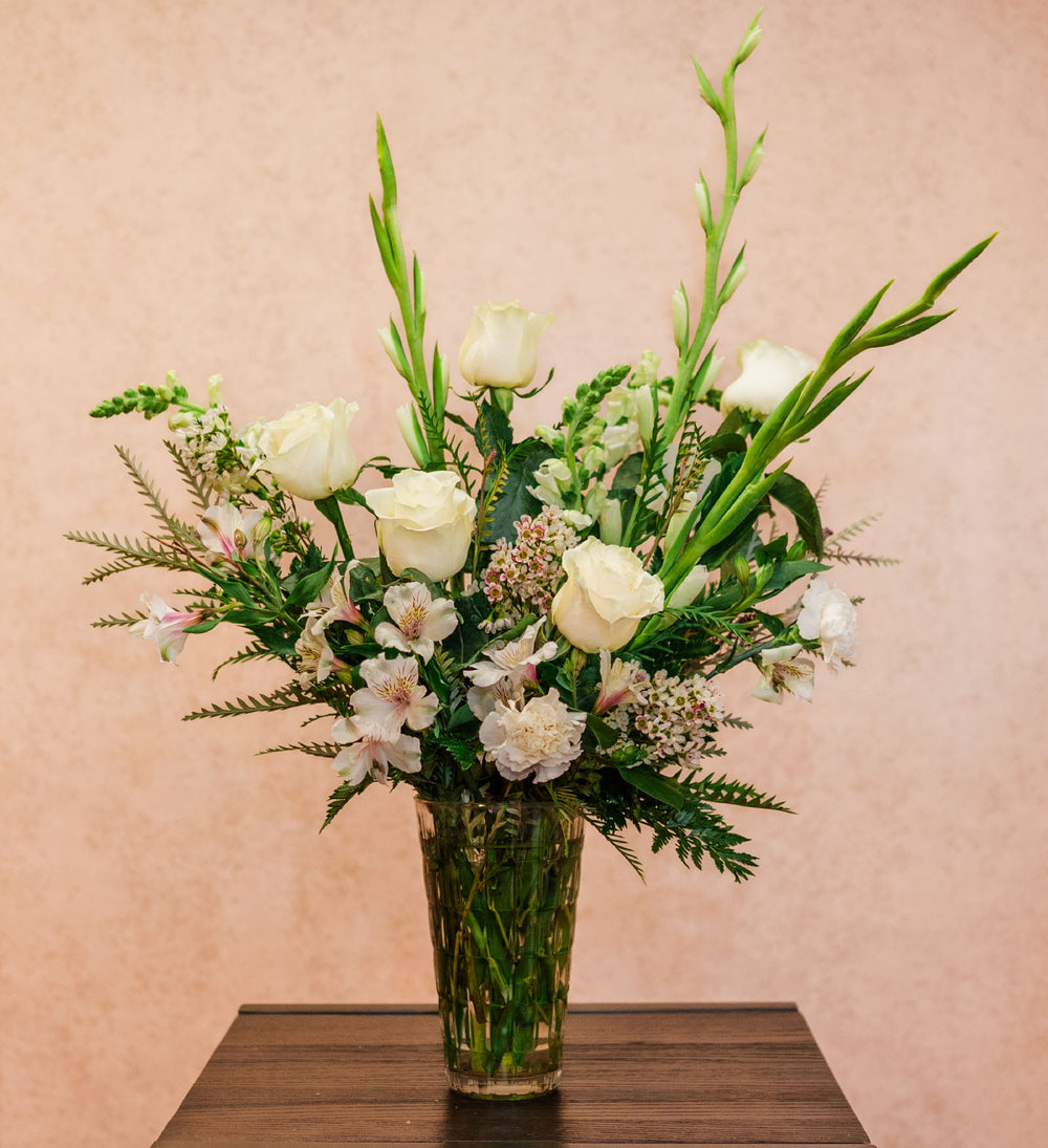 Shades Of White and Green
