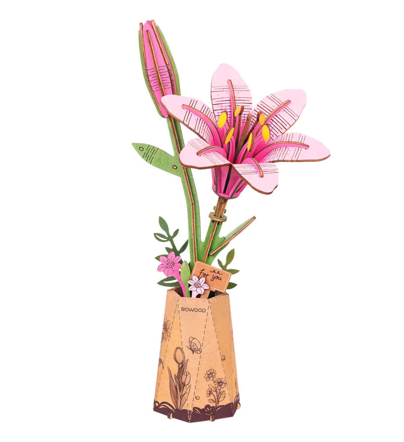3D Wooden Flower Puzzle