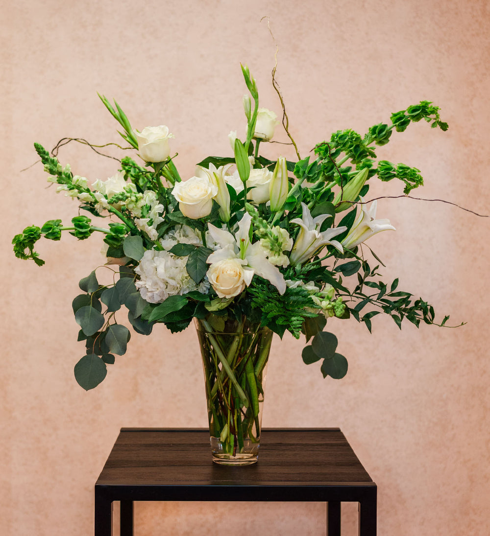 Shades Of White and Green