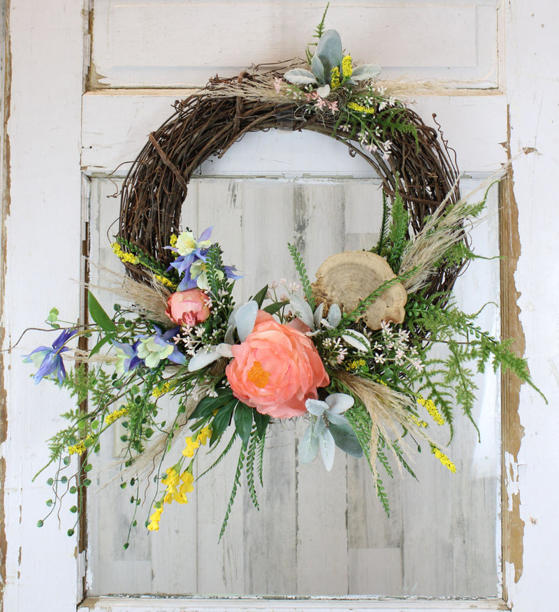 Colorado Wildflower Silk Wreath