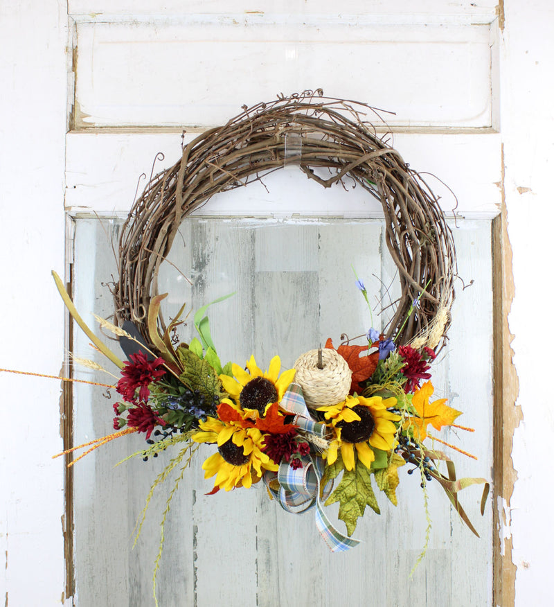 Sunflower Fields Wreath