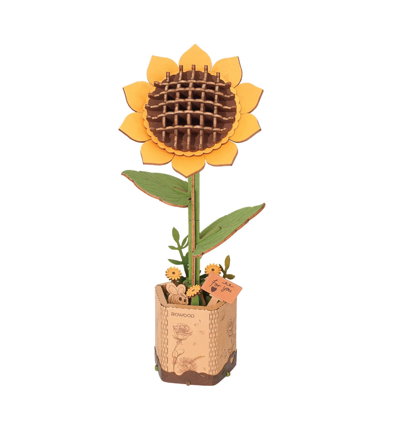 3D Wooden Flower Puzzle