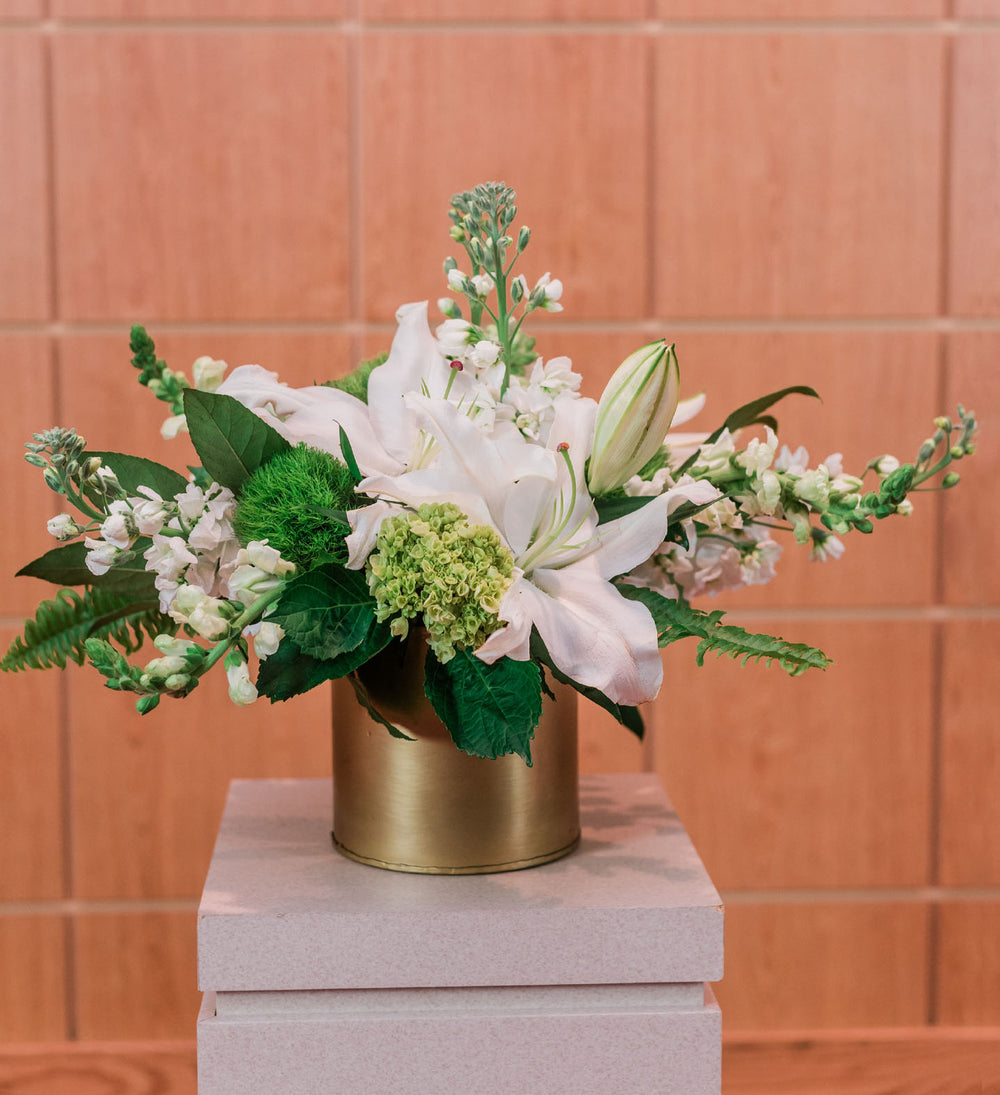 Shades of White and Green