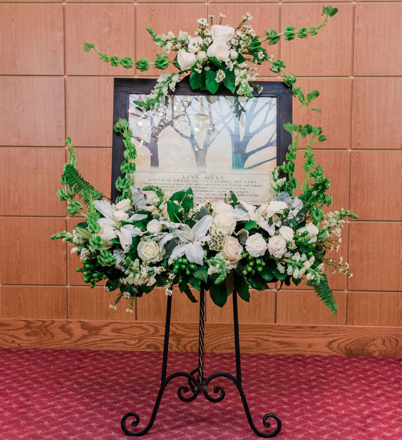 Floral Memorial Frame